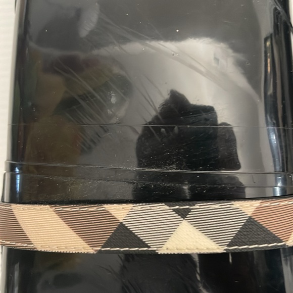 BURBERRY RUBBER PRINTED RAIN-SNOW BOOTS WOMENS SIZE 38 - Picture 16 of 16